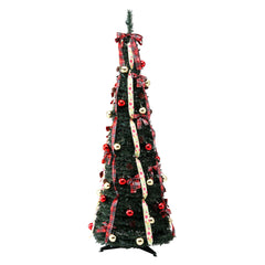 Jingle Jollys Pop Up Christmas Tree Pre Decorated Artificial Christmas Tree 197cm