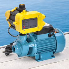 750W Water Pump 3300L/H High Pressure with Automatic Pump Controller for Home Garden Car Wash Lawn Irrigation Efficient Water Transfer Max Head 50m