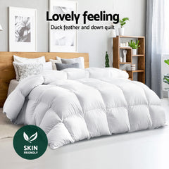 Giselle Bedding 700GSM Duck Down Feather Quilt Duvet Doona Winter Blanket Single