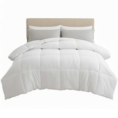 Giselle Bedding Queen Size 400GSM Microfiber Quilt All Season Duvet Quilts Comforter Winter Summer