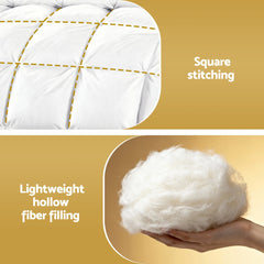 Giselle Bedding Super King Size 400GSM Microfiber Quilt All Season Duvet Quilts Comforter Winter Summer