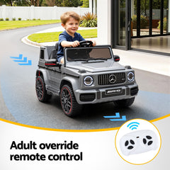Kids Electric Ride On Car G63 Toy Cars Remote Control Grey