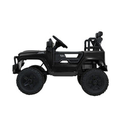 Rigo Kids Electric Ride On Car Jeep Toy Cars Remote 12V Black