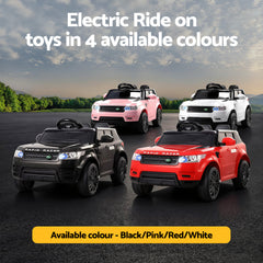 Rigo Ride On Car Kids Electric Ride On Cars SUV Remote 12V Pink