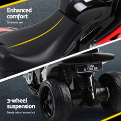 Kids Electric Ride On Car Police Motorcycle Motorbike BMW Licensed S1000RR Red