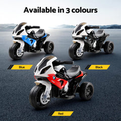 Kids Electric Ride On Car Police Motorcycle Motorbike BMW Licensed S1000RR Red