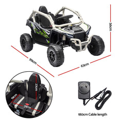 Kids Ride On Car Off-Road Licensed KRX1000 Electric Toy with Remote Control Music