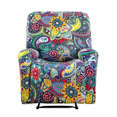 Artiss Stretch Kids Recliner Cover 4-Pieces Recliner Chair Slipcovers Printed Polyester