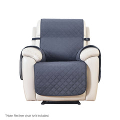 Artiss Recliner Chair Cover Water Repellent Non Slip Grey