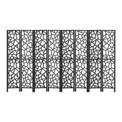 Artiss 8 Panel Room Divider Screen 325x170cm Clover Black