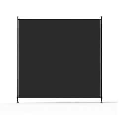 Artiss Room Divider Screen 175x180cm Fabric Black