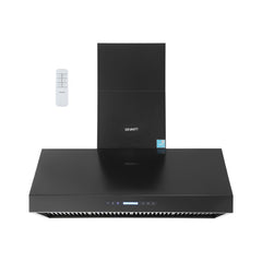 Devanti 1200mm Commercial BBQ Range Hood Dual Motor W/ Remote Control Black