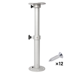 Table Pedestal Telescopic Furniture Leg 46-70cm Height Adjustable Easy Installation Detachable Aluminum Alloy Support for RV Boat Caravan Motorhome