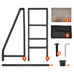 Record Player Stand with Vinyl Storage 3 Tier Metal Turntable Stand with Record Holders for Media Stereo Audio Rustic Vinyls Display Cabinet 129x30x74cm