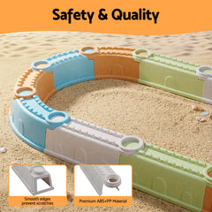 Keezi Kids Sandpit Set Beach Toys Sand Box Outdoor Backyard Play Area
