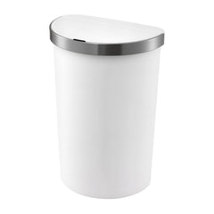 Devanti 50L Motion Sensor Bins Trash Can Kitchen Smart Rubbish Bin D-shape design White