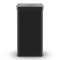 Devanti Rubbish Bin 70L Automatic Sensor Kitchen Bin, Slim Smart Garbage Can Touchless Rectangular with Liner Holder, Fully Closed Lid for Bedroom, Bathroom, Living Room, Black