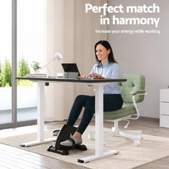 140cm Artiss Electric Standing Desk with Mini Pedal Exercise Bike Home Office
