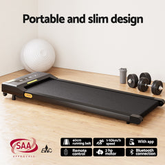 Artiss Electric Treadmill with 120cm Automatic Standing Desk Walking Pad 400mm