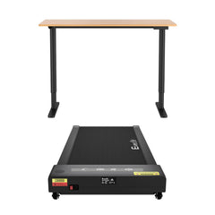 Artiss Electric Treadmill with 120cm Automatic Standing Desk Walking Pad 400mm