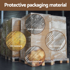 500mm x 400m Stretch Film Pallet Shrink Wrap 1 Roll Package Use Plastic Clear