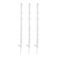 Giantz Electric Fence Posts 20pcs Electric Fence Poly White