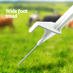 Giantz Electric Fence Posts 20pcs Electric Fence Poly White