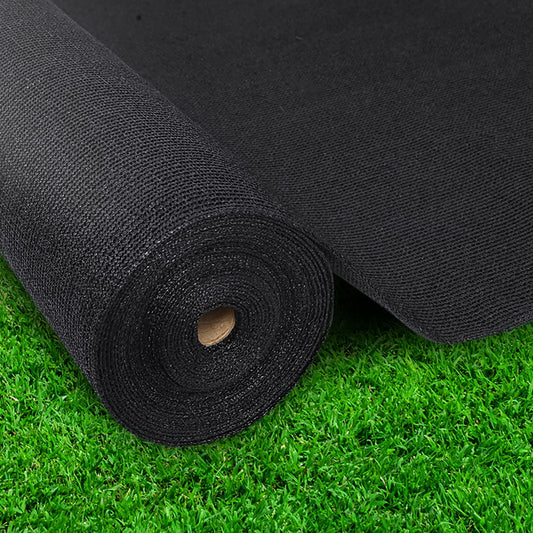 Instahut 70% Shade Cloth 3.66x30m Shade Cloth Sail Heavy Duty Shadecloth Garden Mesh Roll BK