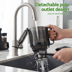 DEVANTI Slow Juicer Cold Press 200W for Fruit Vegetable Juice