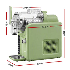 Devanti 5in1 Slushie Machine Ice Cream Maker 2L Sage Green