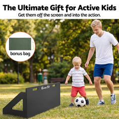 Everfit Soccer Rebounder Board 80cm x 30cm Football Rebound Wall with 2 Angles