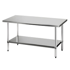 Cefito 1524x762mm Stainless Steel Kitchen Bench 430
