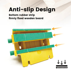 3D Safety Pusher Adjustable Woodworking Push Block with Non-slip Protection Handle for Table Saws Jointers Router Tables Band Saws Safer and Accurate Cuts