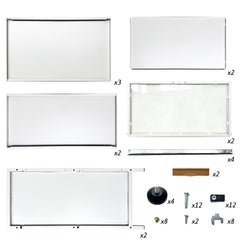 5-Tier Shoe Cabinet Metal Shoe Storage Rack Hold Up to 15 Pairs with Flip-Up Doors Open Bottom and Removable Shelves for Entryway Hallway 60x35x80cm White