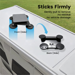 Starlink Mini Magnetic Mount Weatherproof Car Roof Mounting Bracket With 4 Magnetic Bases for Car RV Van Boat Yacht Truck Strong 60kg Magnetic Force