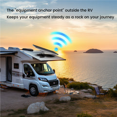 Starlink Mini Magnetic Mount Weatherproof Car Roof Mounting Bracket With 4 Magnetic Bases for Car RV Van Boat Yacht Truck Strong 60kg Magnetic Force