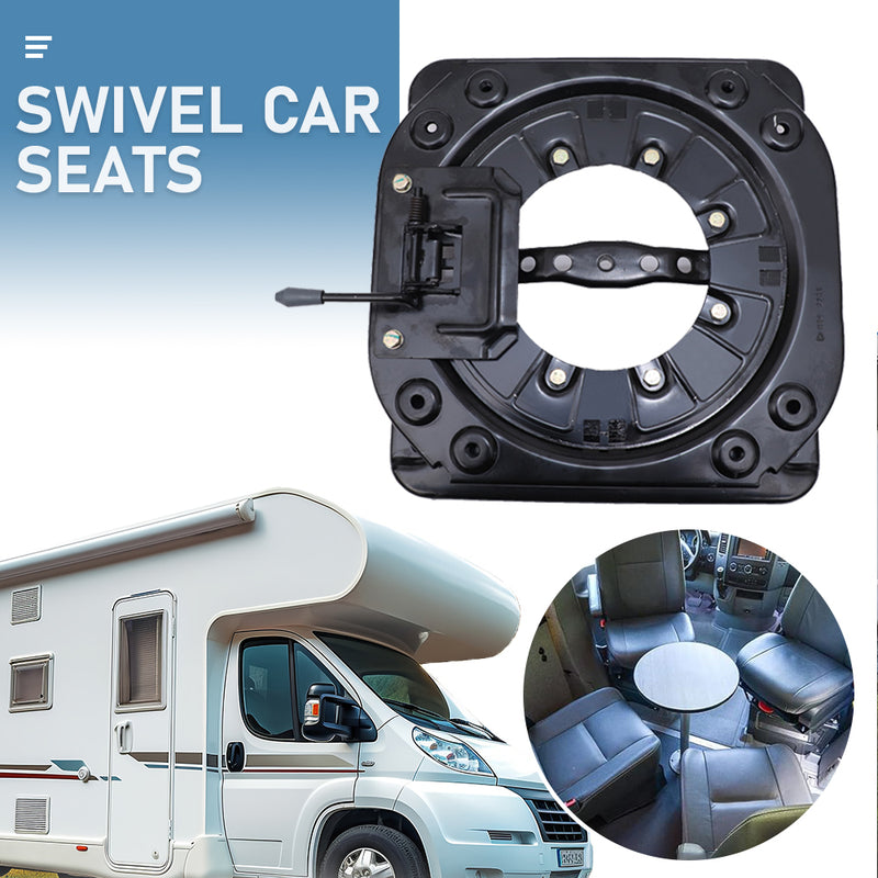 Heavy-duty 15'' 360 Car Seat Swivel Turntable Base for RV Bus Mpv 4-way