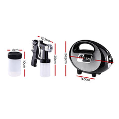 Alba. Spray Tan Machine Spray Gun Spray tent Kit HVLP System Fixed Speed Sunless