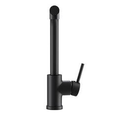 Kitchen Mixer Tap Pull Out Round 2 Mode Sink Basin Faucet Swivel WELS Black
