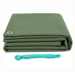 Instahut 4x6m Tarp Tarpaulin 600GSM Camping Canvas Heavy Duty Water Resistant