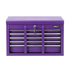 Giantz 9-Drawer Tool Cabinet Chest Toolbox Heavy Duty Garage Storage Organiser Purple