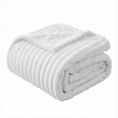 Giselle 203x230cm Throw Blanket Fleece Soft Lightweight Cozy Sofa Couch Bed Throw