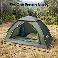 Weisshorn 1 Person Camping Tent Waterproof Hiking Vestibule Porch