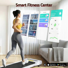 Everfit Treadmill Electric Walking Pad Under Desk Home Gym Fitness 360mm White