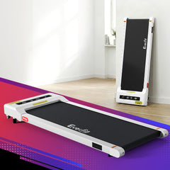 Everfit Treadmill Electric Walking Pad Under Desk Home Gym Fitness 360mm White