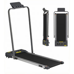 Everfit 2 in 1 Treadmill Electric Walking Pad Under Desk Home Gym Fitness 380mm Grey