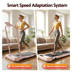 Everfit 3 in 1 Walking Pad Treadmill 12% Incline Under Desk Treadmills for Home Gym With 38cm Wide Belt APP Control
