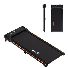 Everfit 3 in 1 Walking Pad Treadmill 12% Incline Under Desk Treadmills for Home Gym With 40cm Wide Belt Black