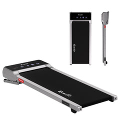 Everfit 3 in 1 Walking Pad Treadmill 20% Auto Incline Under Desk Treadmills for Home Gym With 40cm Wide Belt Sliver