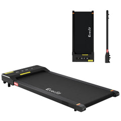 Everfit 2 in 1 Treadmill Electric Walking Pad Under Desk Home Gym Fitness 400mm Black